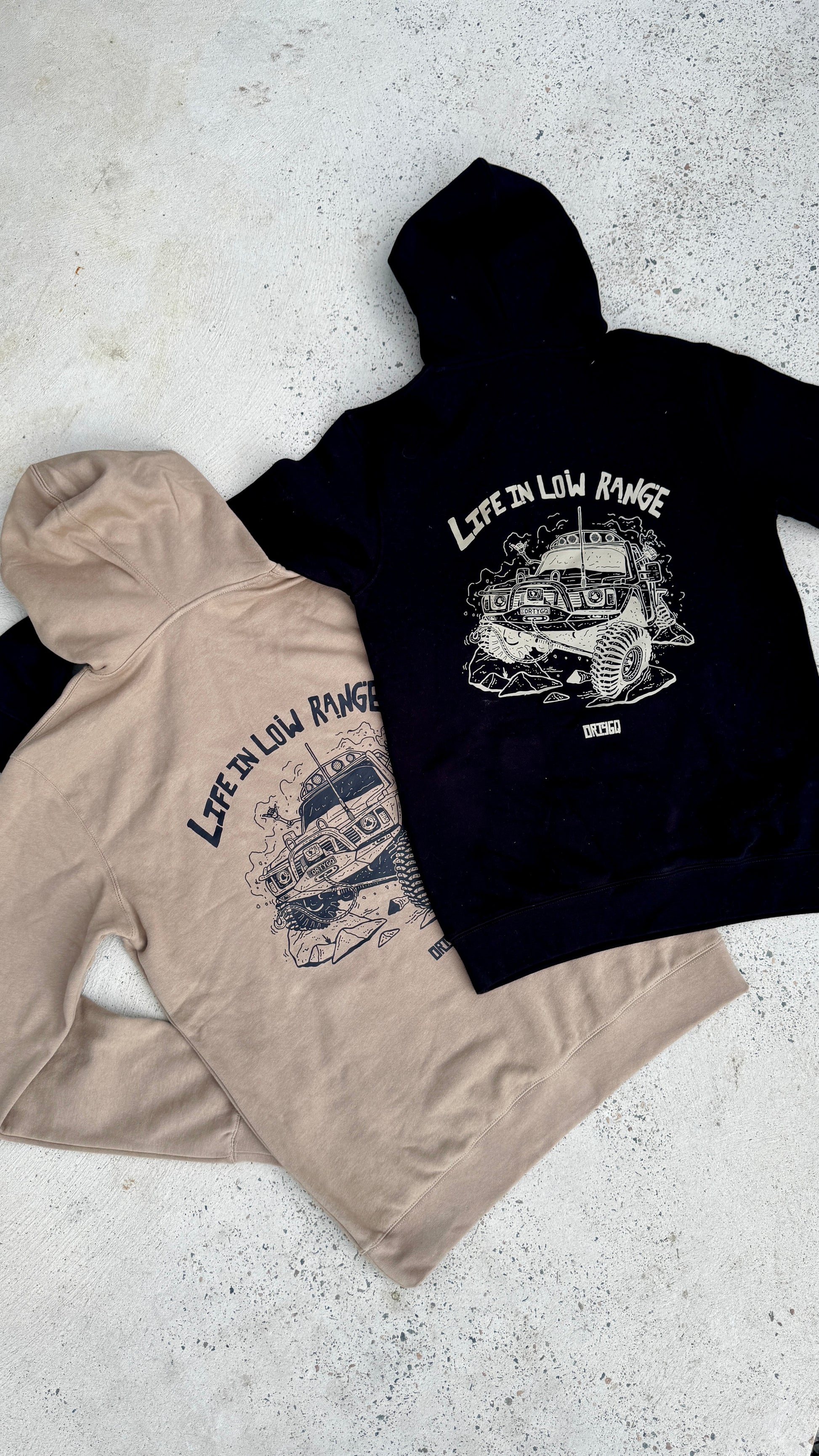 "Life in Low Range" Premium Hoodie