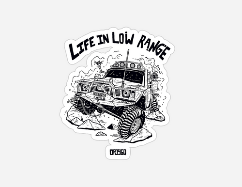 "Life in Low Range" Vinyl Sticker